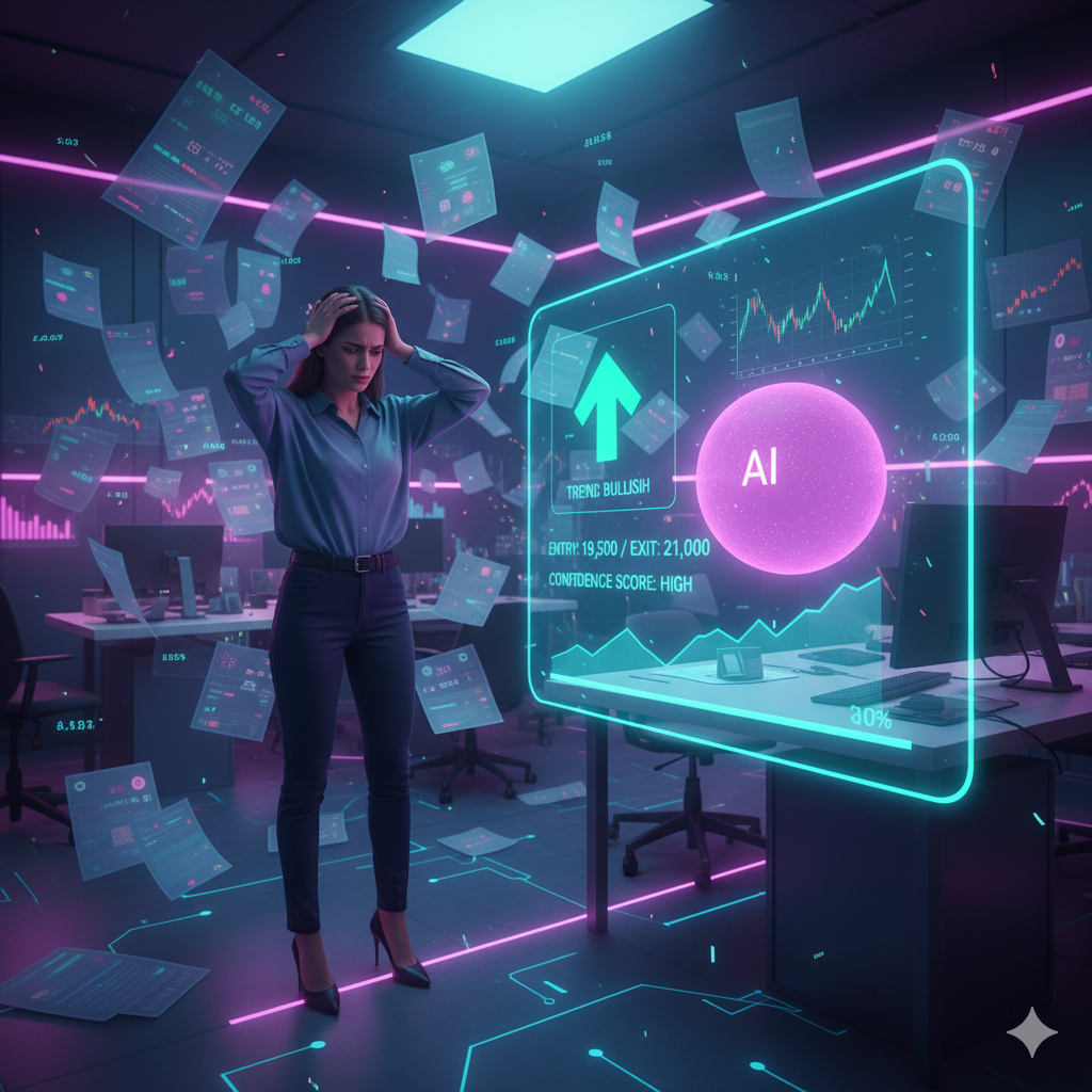 AI Powered Trading Illustration